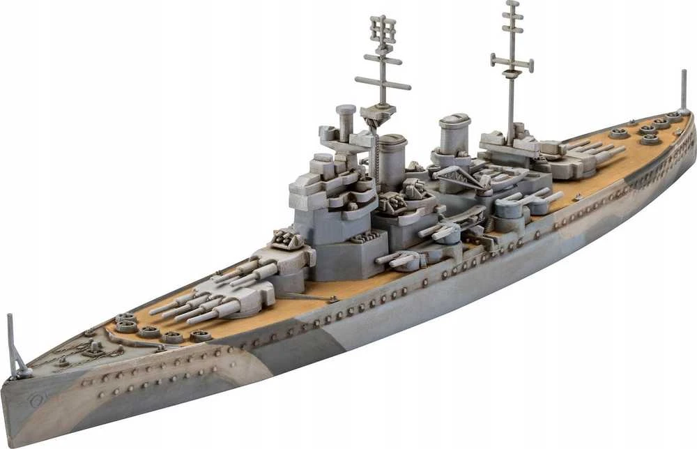 Revell - First Diorama Set - Bismarck Battle dovanų komplektas, 1/1200, 05668
