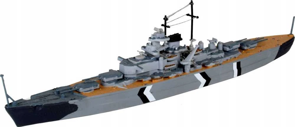 Revell - First Diorama Set - Bismarck Battle dovanų komplektas, 1/1200, 05668