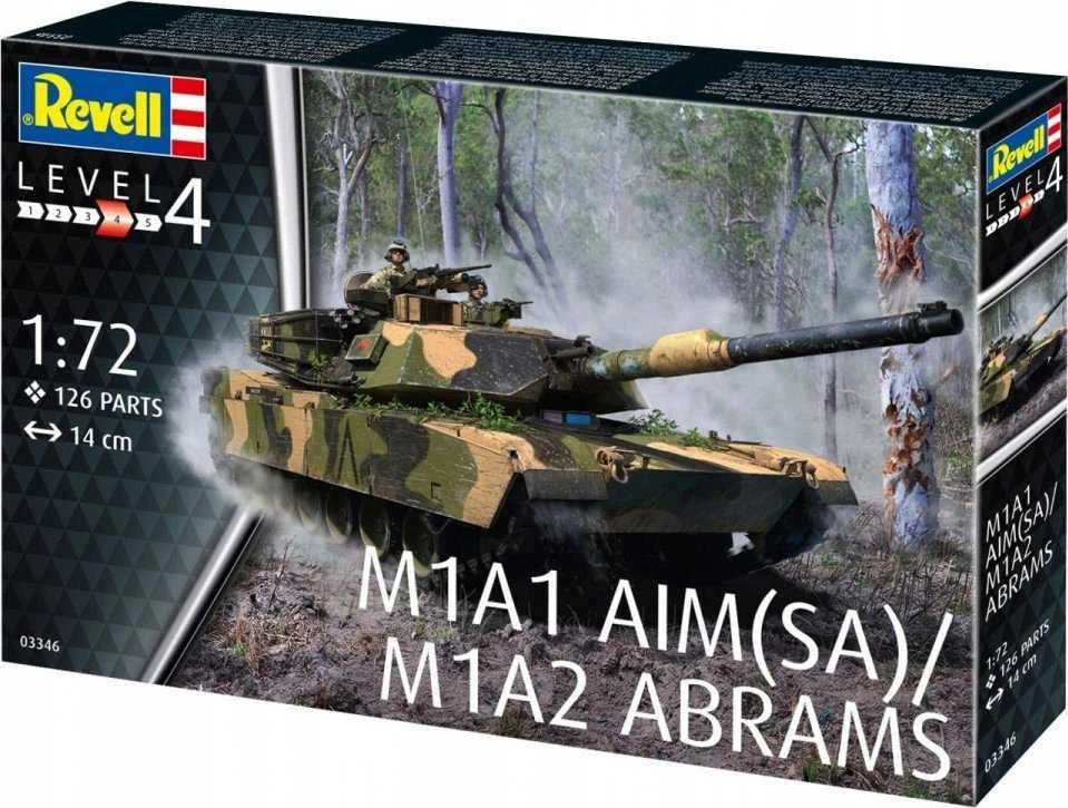 Revell – M1A1 AIM (SA) / M1A2 Abrams, 1/72, 03346
