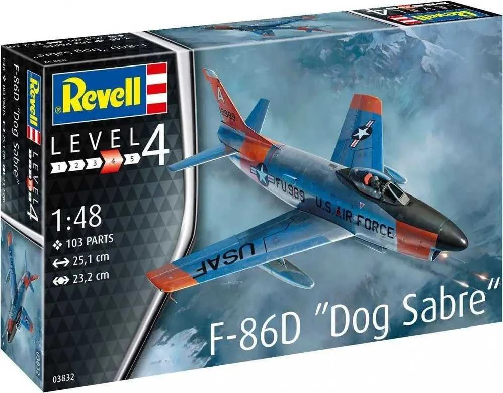 Revell - F-86D Dog Sabre, 1/48, 03832