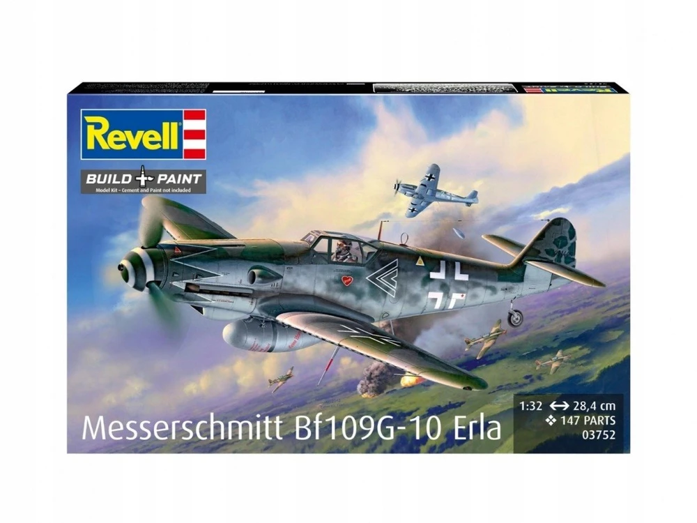 Revell Messerschmitt Bf109G-10 Erla 1/32 plastikinis modelis