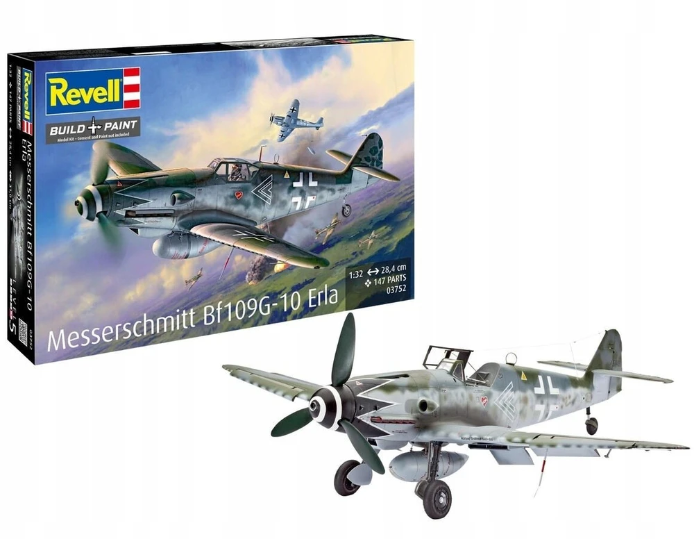 Revell Messerschmitt Bf109G-10 Erla 1/32 plastikinis modelis