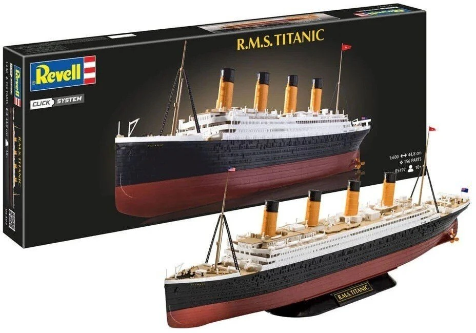 Revell R.M.S. Titaniko laivas 1/600 plastikinis Click System