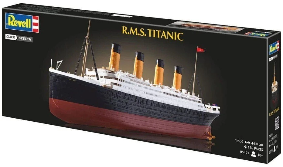 Revell R.M.S. Titaniko laivas 1/600 plastikinis Click System