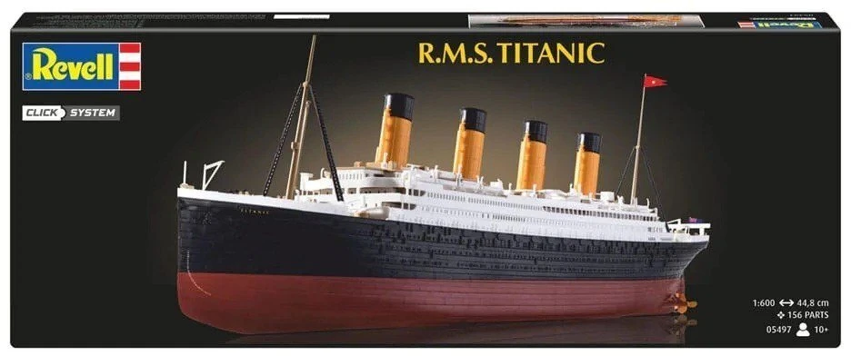 Revell R.M.S. Titaniko laivas 1/600 plastikinis Click System
