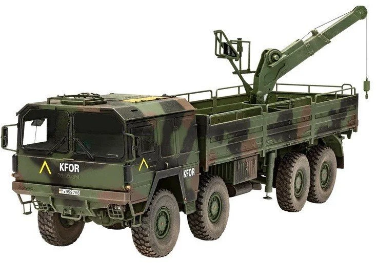 Revell MAN 10 t Milgl 8x8 karinis sunkvežimis 1:35 (03367)