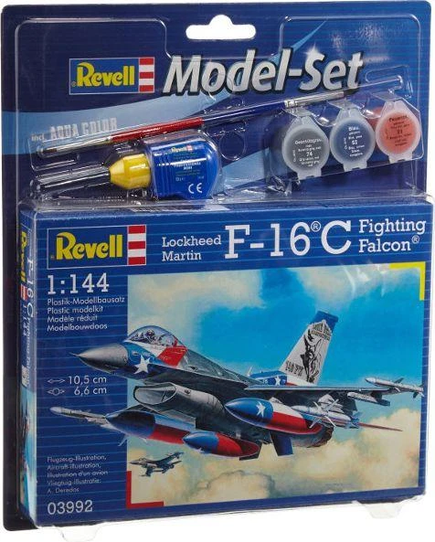 Revell Model Set F-16C USAF - PLASTIKINIS modeliavimo rinkinys