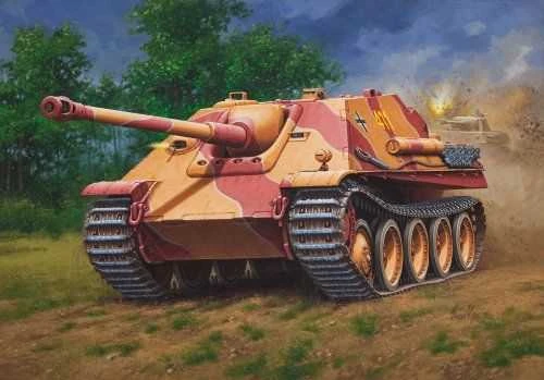 „Revell“ tanko modelis 1:76 - Sd.Kfz.173 Jagdpanther masteliu 1:76, 4 pakopa, tiksli replika su daugybe detalių, 03232