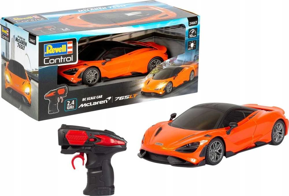 Revell REVELL 24667 Automobilis su radijo imtuvu, mastelio automobilis McLaren 765LT