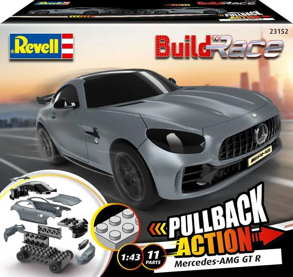 *****REVELL Mercedes-AMG GT pilkos spalvos. 23152