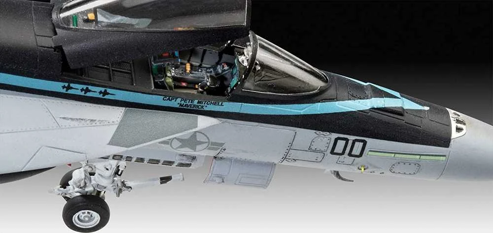 Revell Top Gun Maverick F/A-18E Super Hornet & F-14D Tomcat dovanų rinkinys 1/72