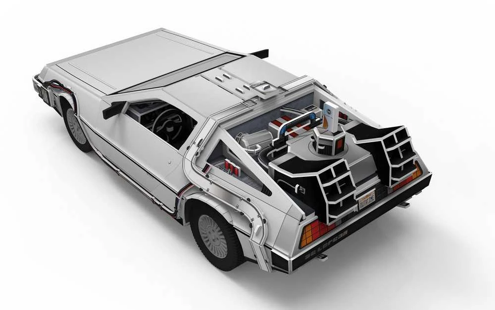 Revell 3D dėlionė DeLorean Time Machine – Atgal į ateitį, 157 det.