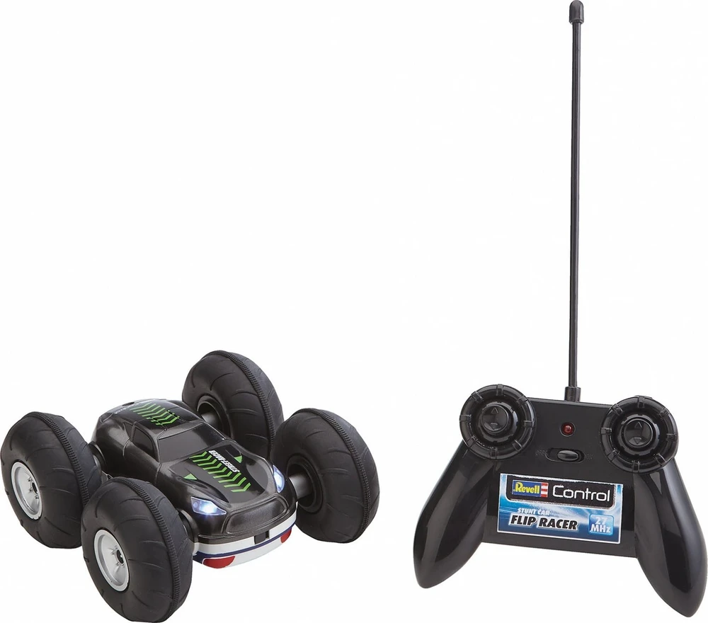 Revell FlipRacer RC dvipusis kaskadinis automobilis su LED, 24634