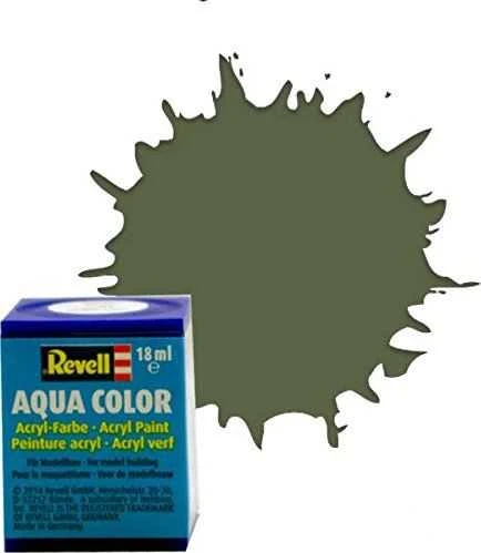 Revell Aqua Color dažai – alyvuogių žalia, satininė, 18 ml (36361)