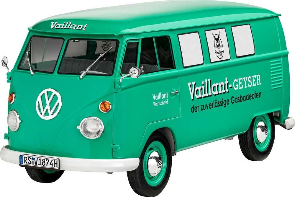 Revell - 150 metai of Vaillant Volkswagen T1 Bus dovanų komplektas, 1/24, 05648