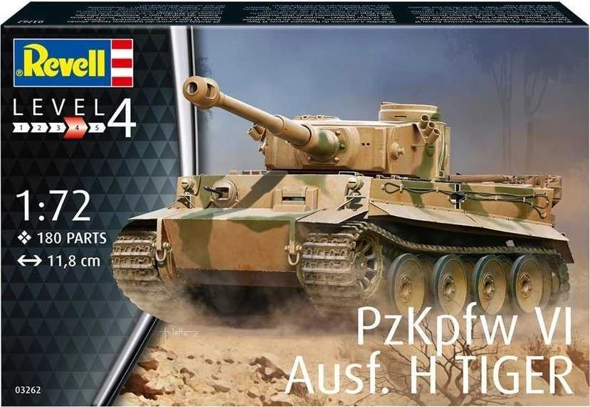Revell PzKpfw VI Tiger I Ausf. H 1/72 plastikinis tanko modelis