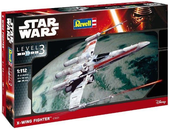 Revell „Žvaigždžių karų“ X-Wing naikintuvo plastikinis modelis