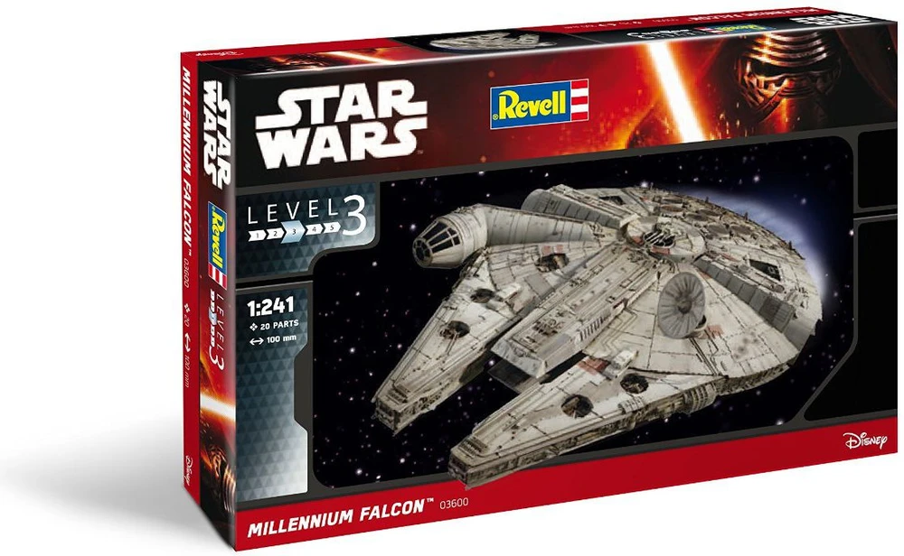Klijuojamas modelis Revell Star Wars Millenium Falcon