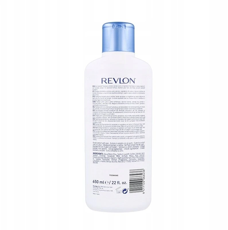 Revlon Nuo pleiskanų Hair Šampūnas, 650 ml