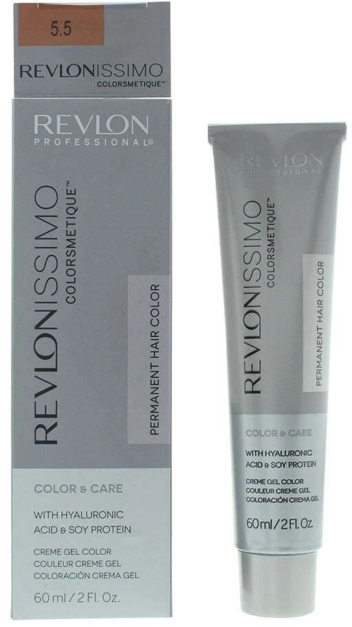 Revlon Revlonissimo Colorsmetique praturtinti ilgalaikiai plaukų dažai 5.5 šviesiai raudonmedžio ruda, 60 ml