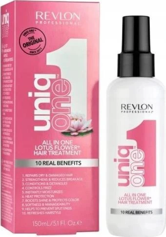 Purškiama plaukų kaukė Revlon Uniq One All In One Lotus Flower Hair Treatment 150ml
