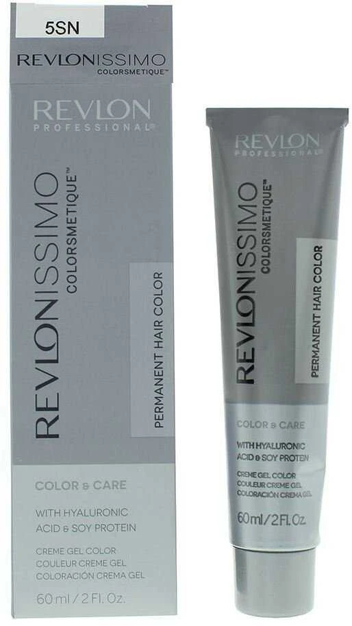 Revlon Revlonissimo Colorsmetique Color & Care Complex Permanent Hair Dye 5SN šviesiai rudas, 60 ml