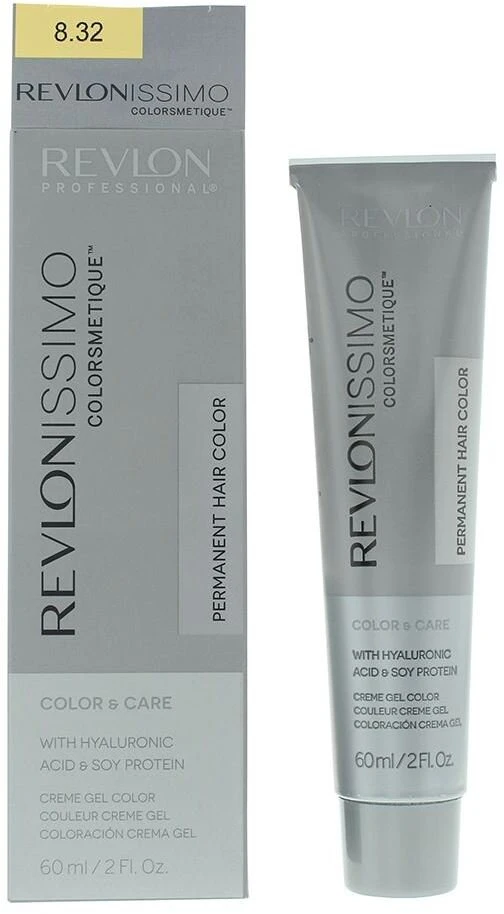 Revlon Revlonissimo Colorsmetique Permanent Hair Dye 8.32 Light Golden Pearl Skirtas šviesiems plaukams, 60 ml