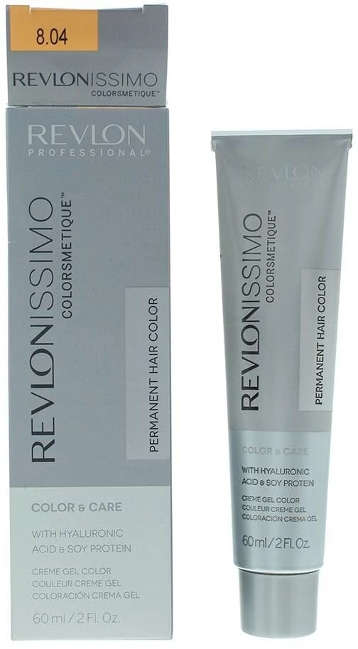 Revlon Revlonissimo Colorsmetique Permanent Hair Dye 8.04 Light Pale Copper Skirtas šviesiems plaukams, 60 ml