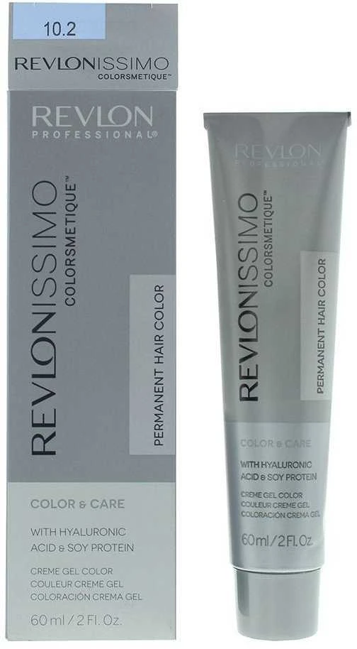 Revlon Revlonissimo Colorsmetique Permanent Hair Dye 10.2 10.2 Pale Iridescent Skirtas šviesiems plaukams, 60 ml