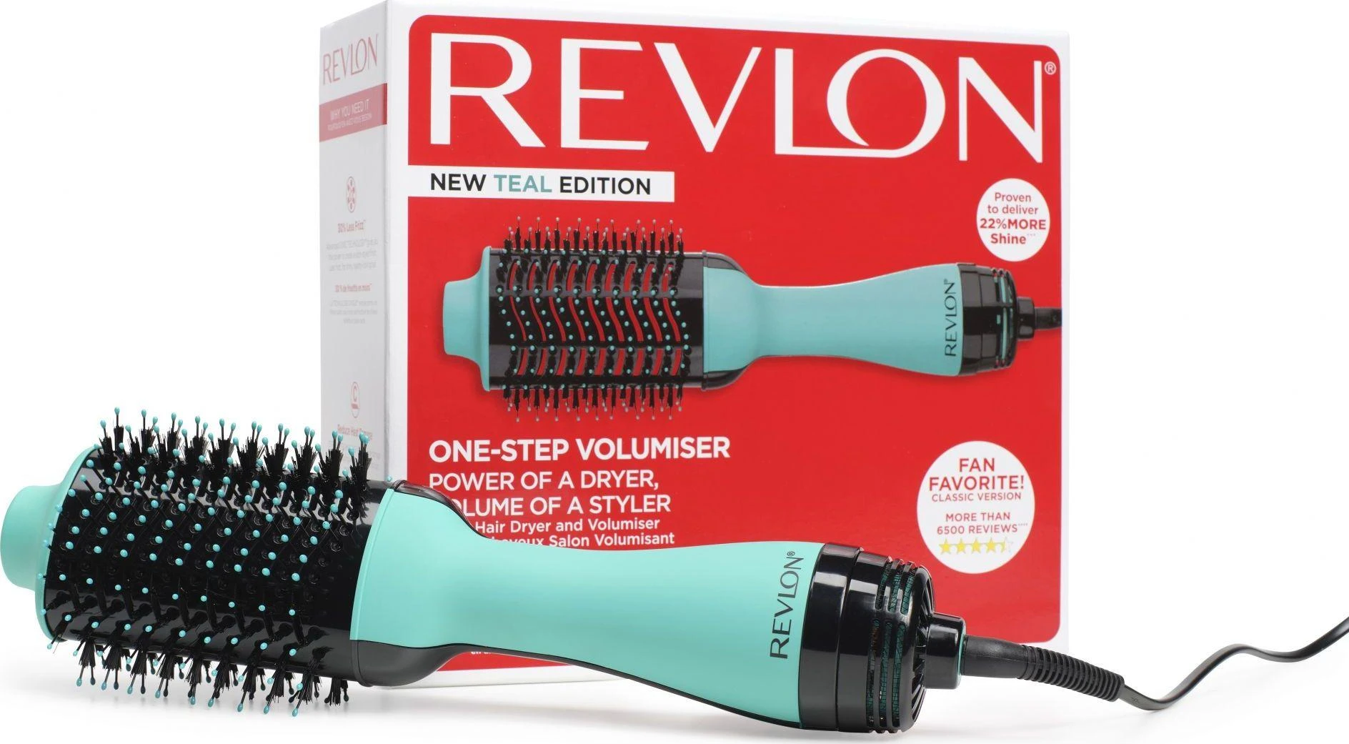 Plaukų džiovintuvas ir plaukų formavimo šukos REVLON RVDR5222TE mint