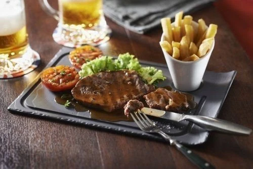 Revol Steak plate, 33x22 cm, Basalt