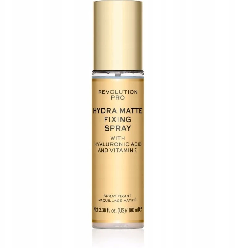Revolution Pro Hydra-Matte hialurono rūgšties matinį poveikį turintis makiažo fiksatorius, purškiklis, 100 ml