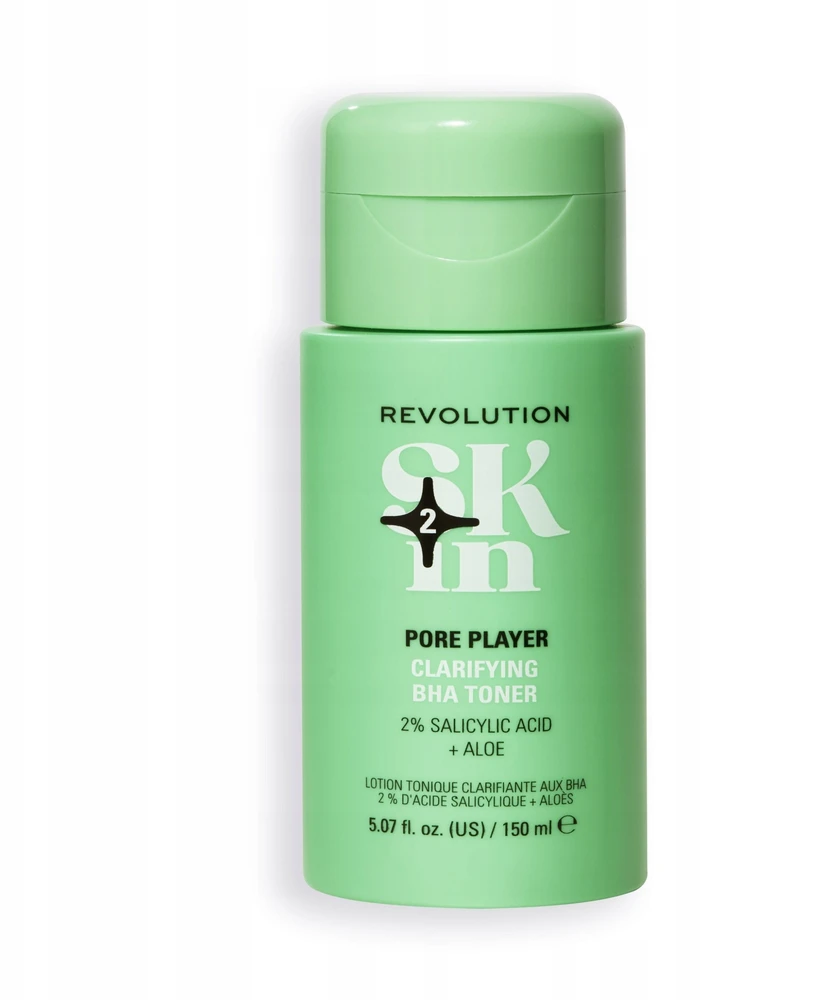 Revolution Skincare Pore Player 2% Salicylic Acid Gaivinantis Tonikas Lotion For Face, 150 ml