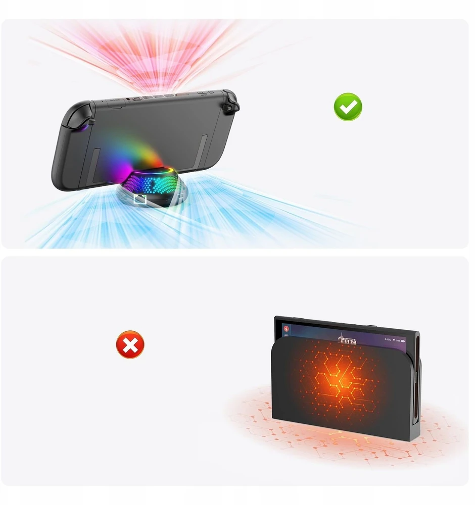 JYS Docking Station JYS-NS2289 RGB HDMI 4K Nintendo Switch 2 su įkrovikliu (SB11131)
