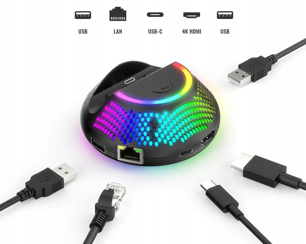 JYS Docking Station JYS-NS2289 RGB HDMI 4K Nintendo Switch 2 su įkrovikliu (SB11131)