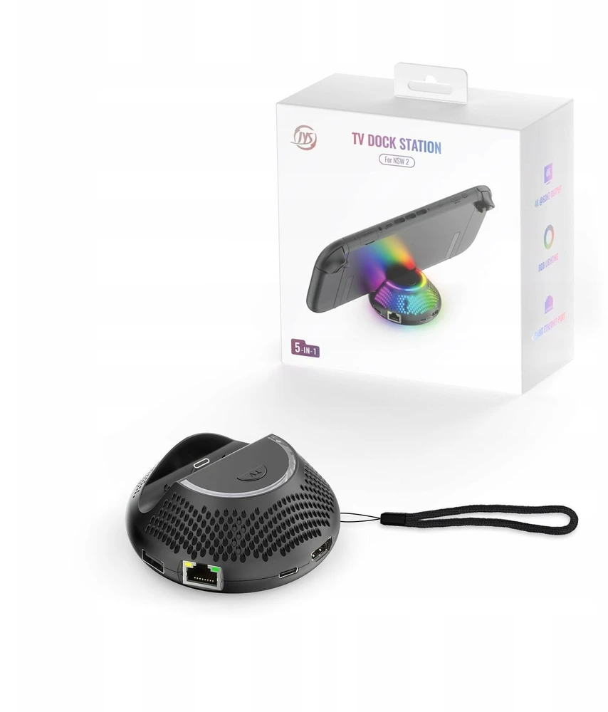 JYS Docking Station JYS-NS2289 RGB HDMI 4K Nintendo Switch 2 su įkrovikliu (SB11131)