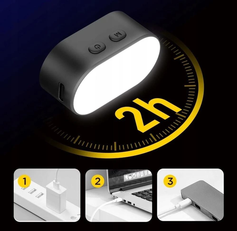 Studijinė lemputė RGB magnetinė LED, skirta Gimbala Smart S2 X Pro X XE XR V8 / AOCHUAN P03