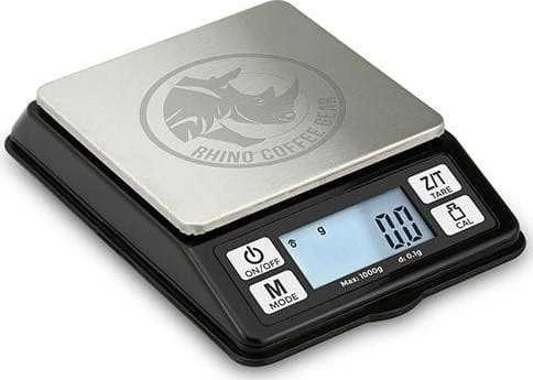 Virtuvinės svarstyklės Rhino Coffee Gear – dozavimo svarstyklės 1kg