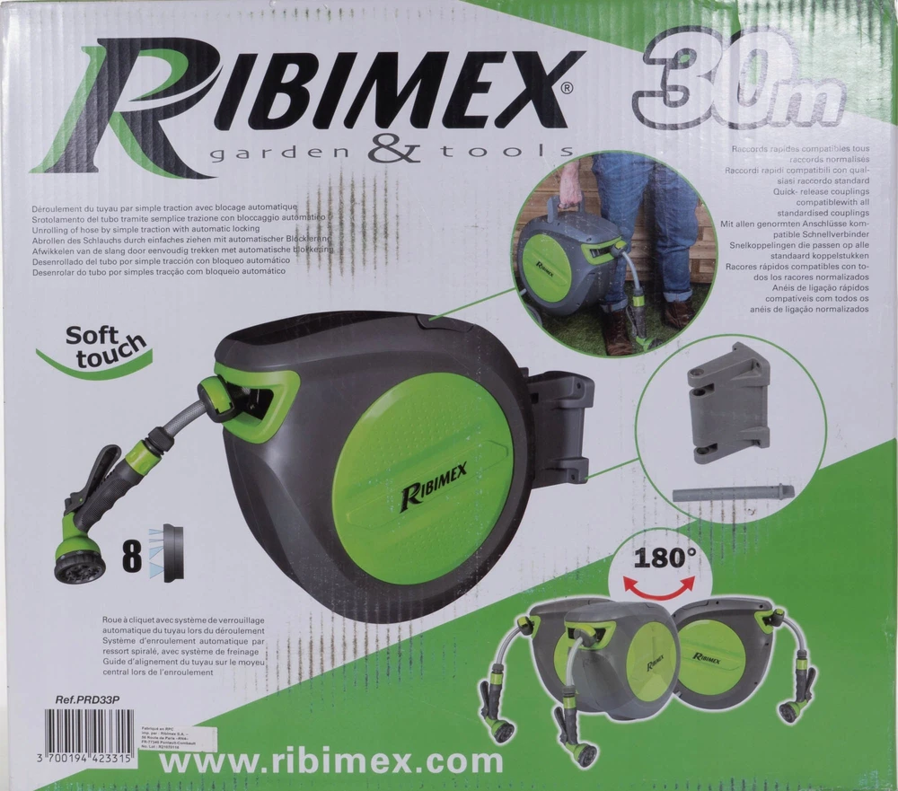 Ribimex Sodo žarna susukama RIBIMEX, automatinis susukiklis