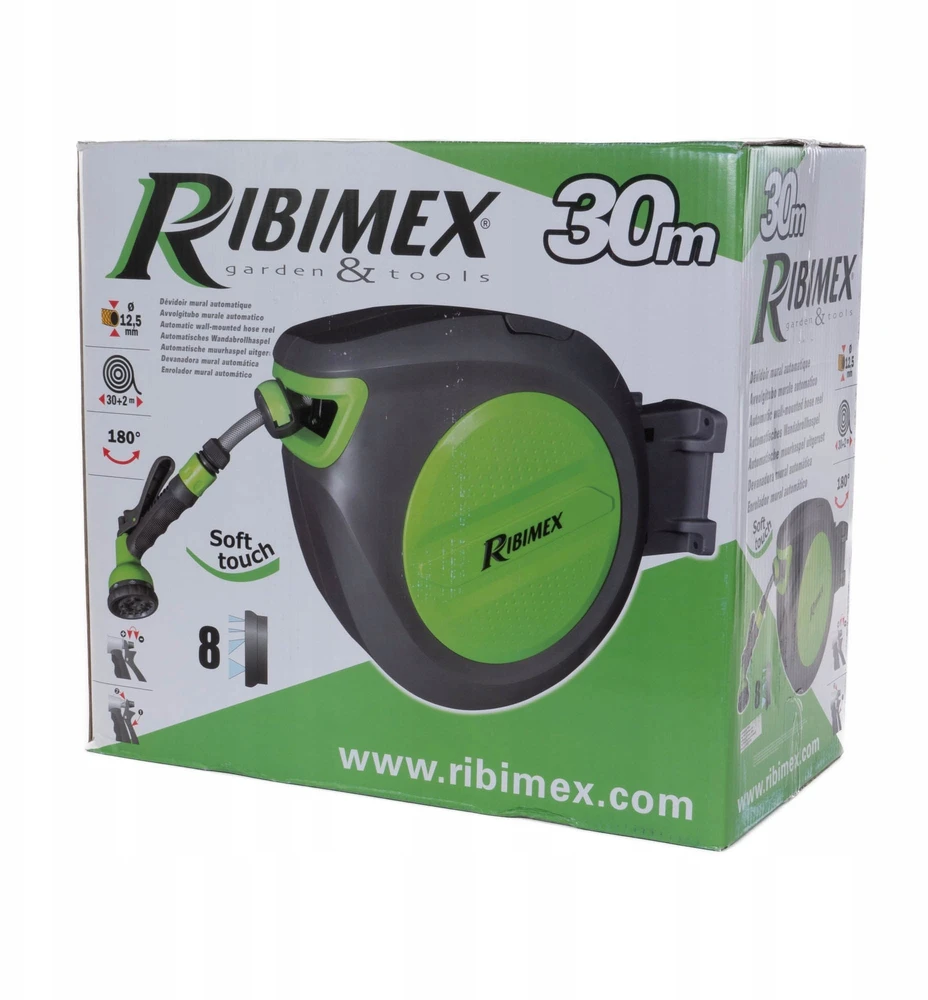 Ribimex Sodo žarna susukama RIBIMEX, automatinis susukiklis