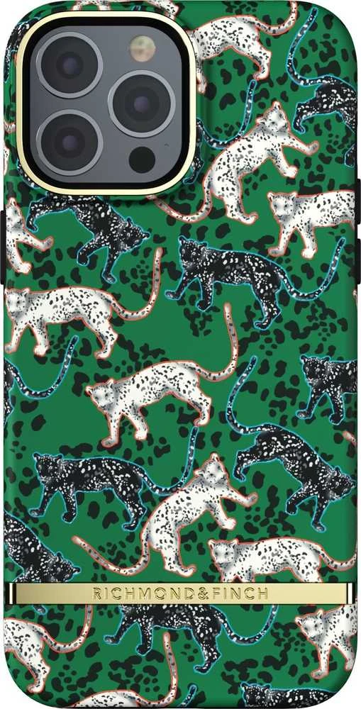 Dėklas Richmond & Finch iPhone 13 Pro Max Freedom Case, Žalias Leopard