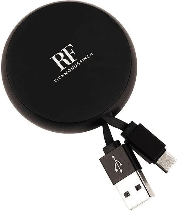 Richmond&Finch „Richmond & Finch“ USB-C USB laidas – „microUSB“ 0,9 m juodas (KAT03457)
