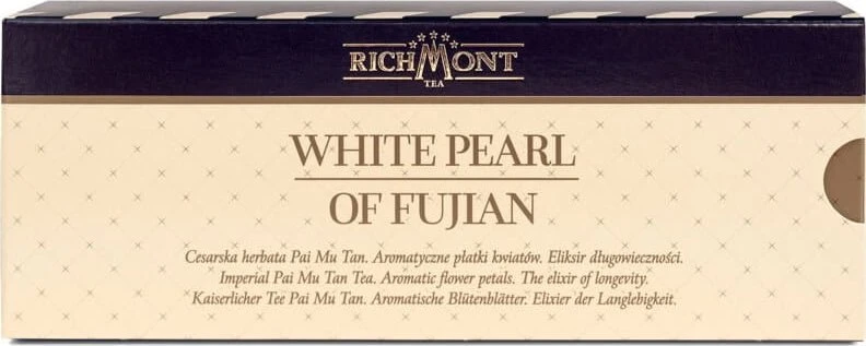 Richmont Arbata Baltas Pearl of Fujian 12x4g baltoji Pai Mu Tan