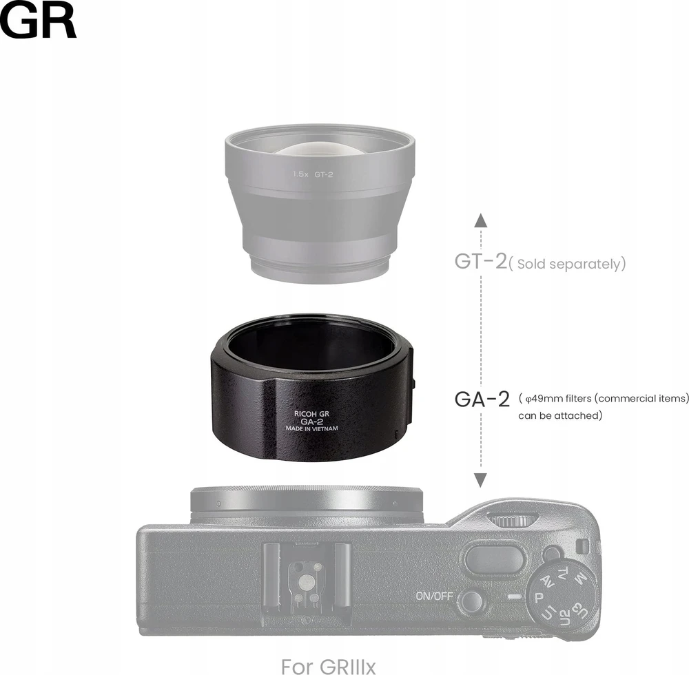 Ricoh objektyvo adapteris GA-2