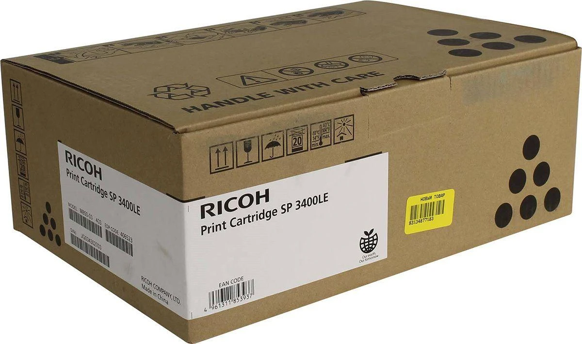Ricoh Type SP 3400 LC (407647) (406523), juoda kasetė