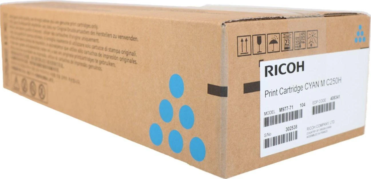 Ricoh 408341 kasetė lazeriniams spausdintuvams, Žydra (6300 psl)