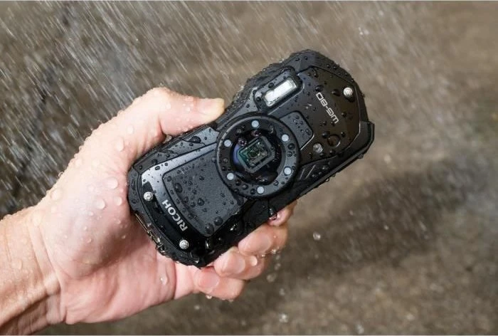 Skaitmeninis Fotoaparatas - Ricoh WG-80 16 MP 5× Optinis Priartinimas Full HD LED Juodas