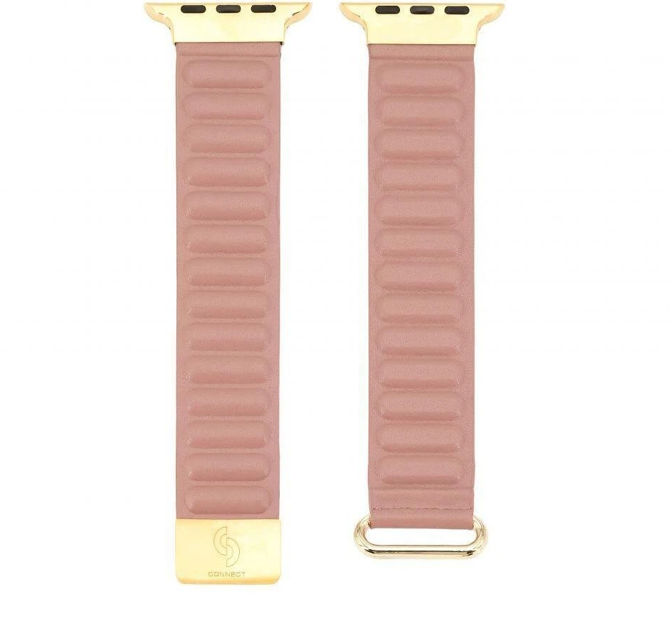 Riduria Connect Watch 38/40/41mm kortikālais aizmugures sprādzes magnētiskās piesūcināšanas pulksteņu siksniņas Rozā
