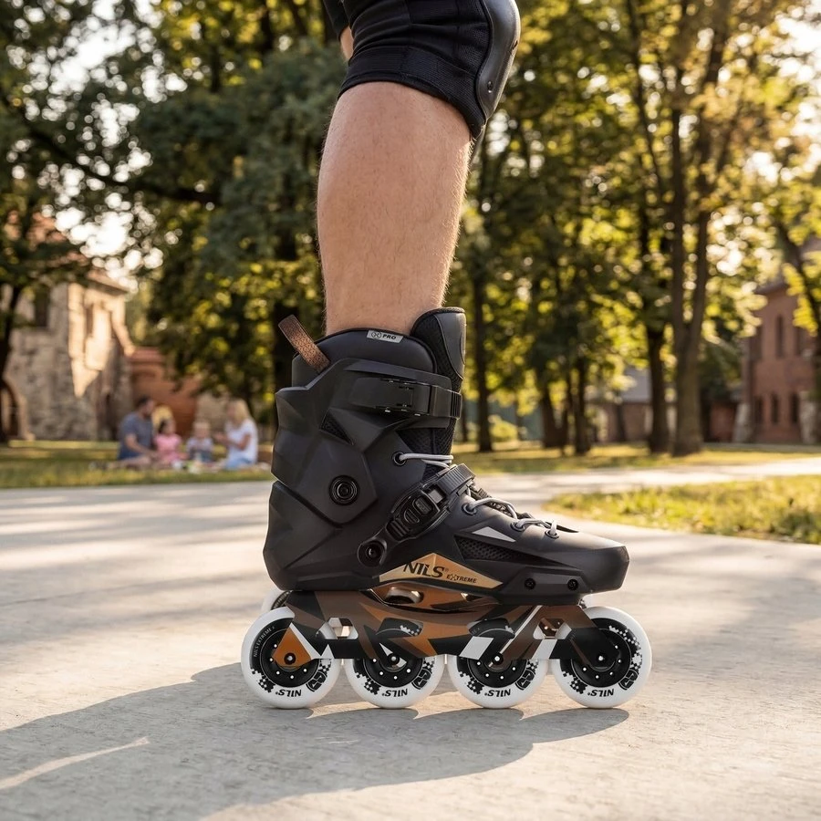 Nils Extreme NA1601 Žalias Slalom riedučiai Slayd