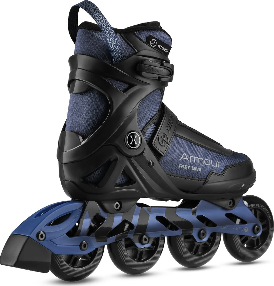 Riedučiai NA22151 Armour, juodi, 38 dydis, Nils Extreme